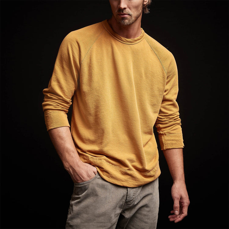 Vintage French Terry Sweatshirt in Comet Pigment | James Perse Los Angeles