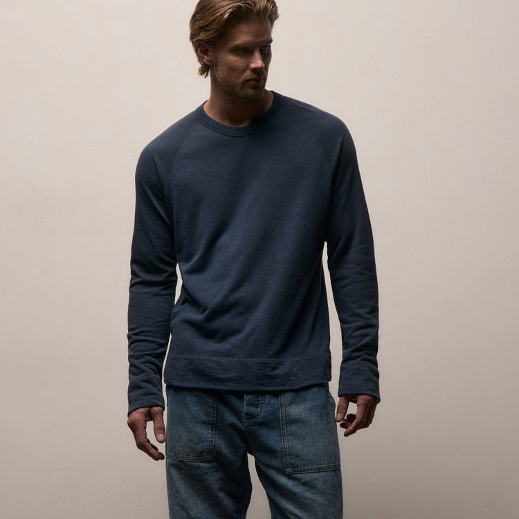 Vintage French Sweatshirt in Deep Pigment | James Perse Los Angeles