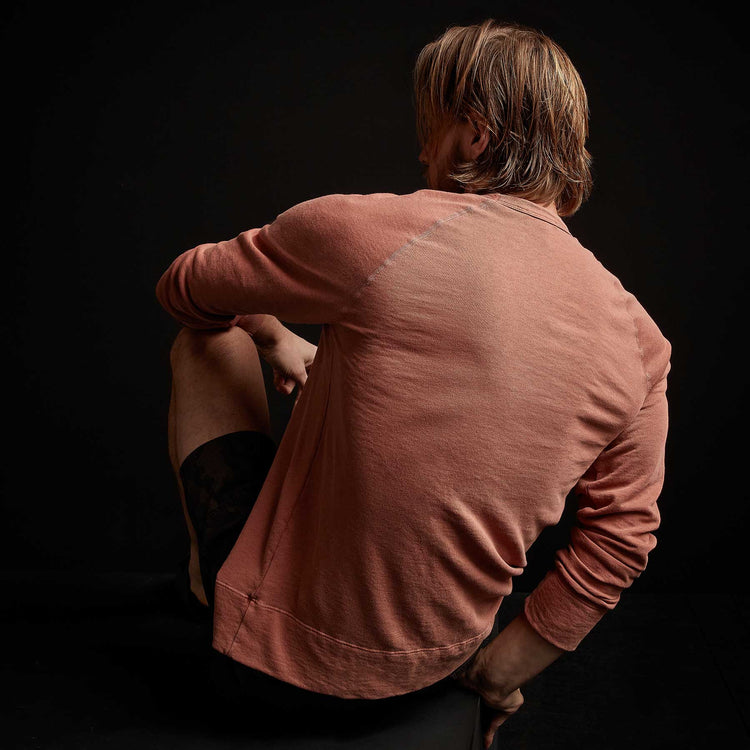 Vintage French Terry Sweatshirt - Foliage Pigment | James Perse Los Angeles