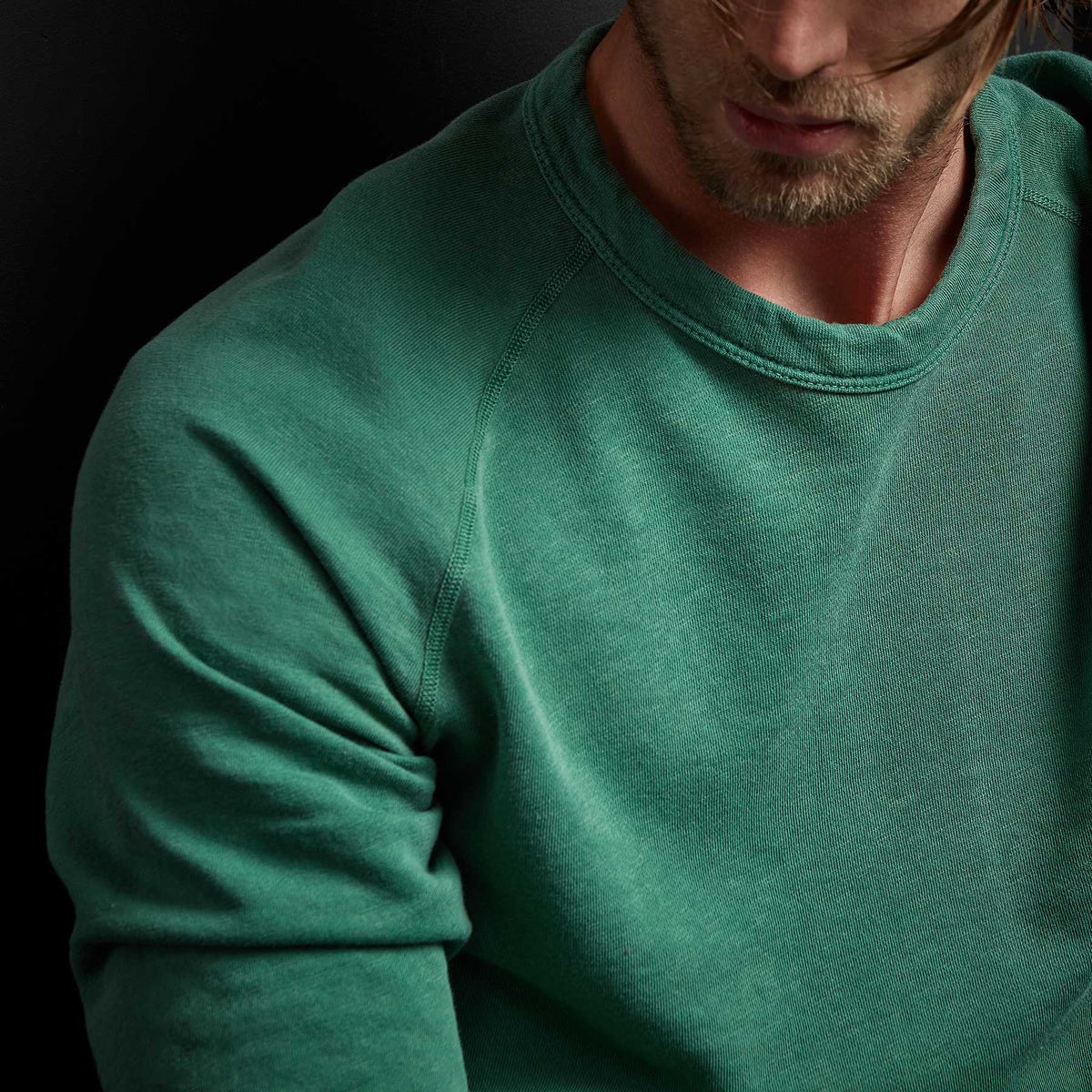 Vintage French Terry Sweatshirt in Fuji Pigment | James Perse Los Angeles