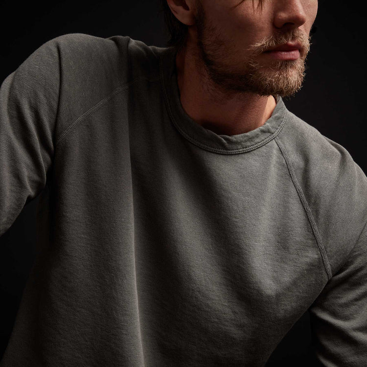 Vintage French Terry Sweatshirt - Jungle Pigment | James Perse Los Angeles