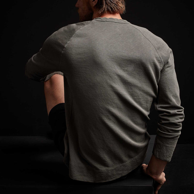 Vintage French Terry Sweatshirt - Jungle Pigment | James Perse Los Angeles