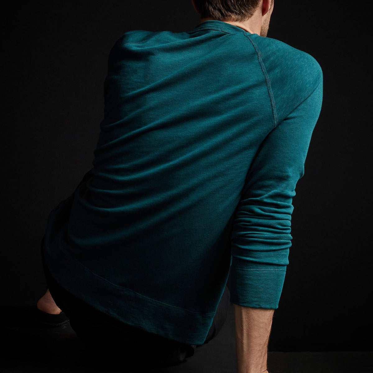 Vintage French Terry Sweatshirt in Jewel | James Perse Los Angeles