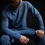 Vintage French Terry Sweatshirt in Lake Pigment | James Perse Los Angeles
