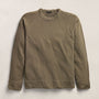 Vintage French Terry Sweatshirt in Light Olive Pigment | James Perse Los Angeles