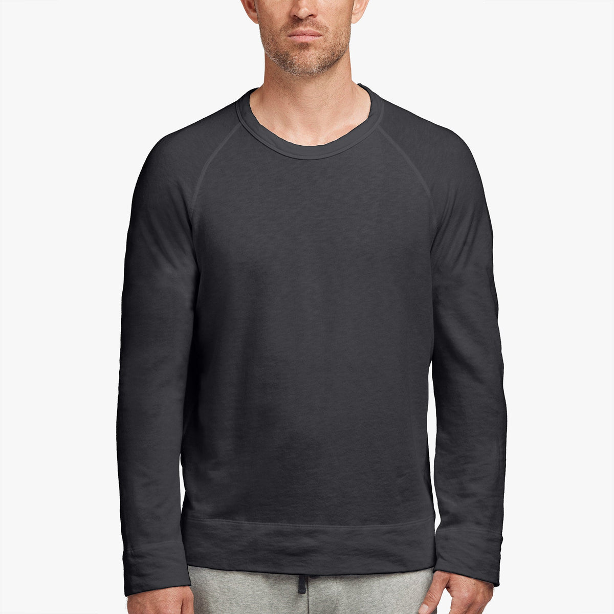 Vintage French Terry Sweatshirt in Magma Pigment | James Perse Los Angeles