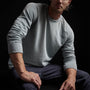 Vintage French Terry Sweatshirt in Ocean Mist Pigment | James Perse Los Angeles