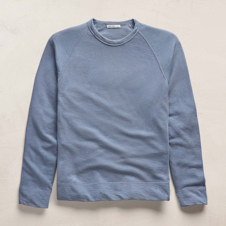 Vintage French Terry Sweatshirt in Ocean Pigment | James Perse Los Angeles