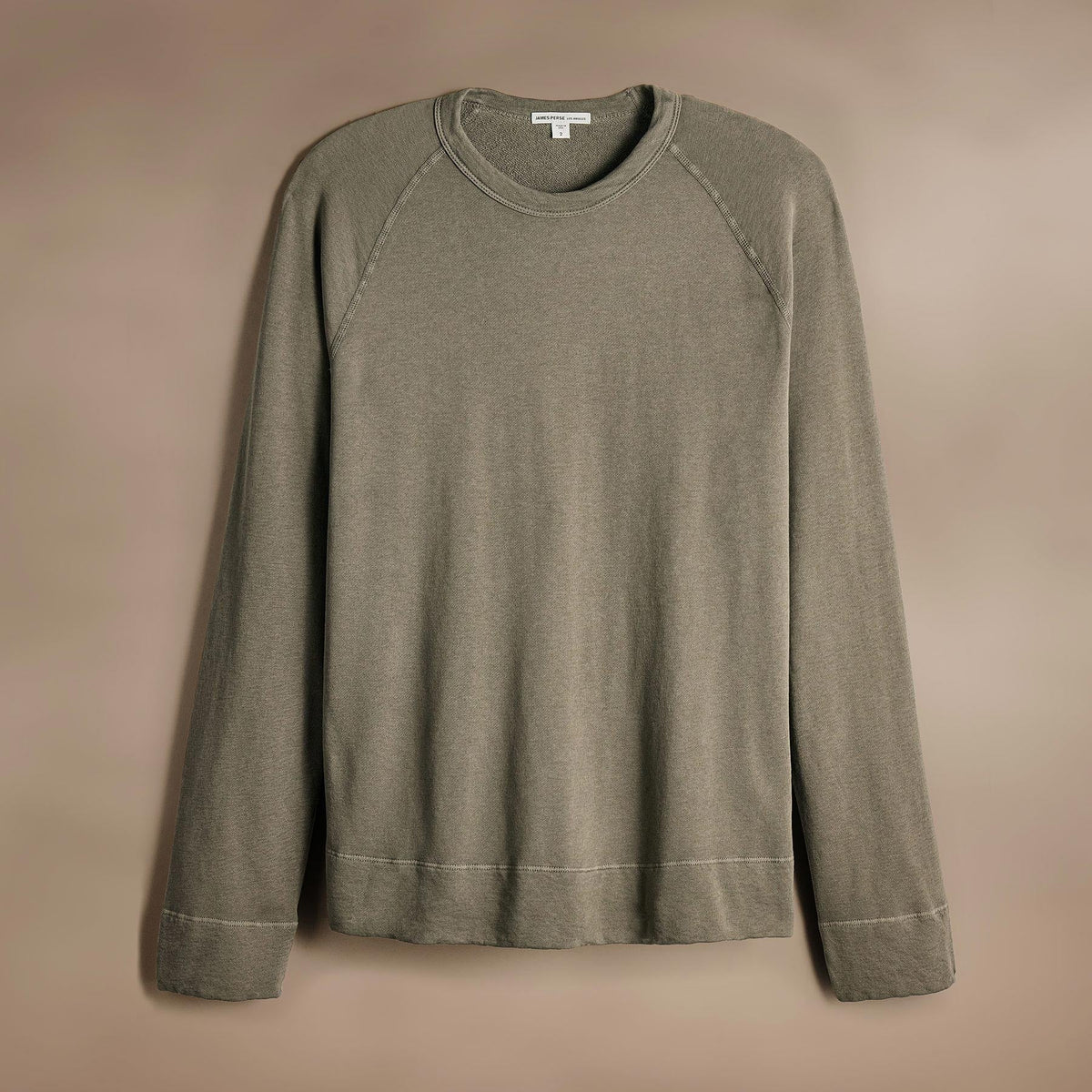 Vintage French Terry Sweatshirt  in Peet Pigment | James Perse Los Angeles