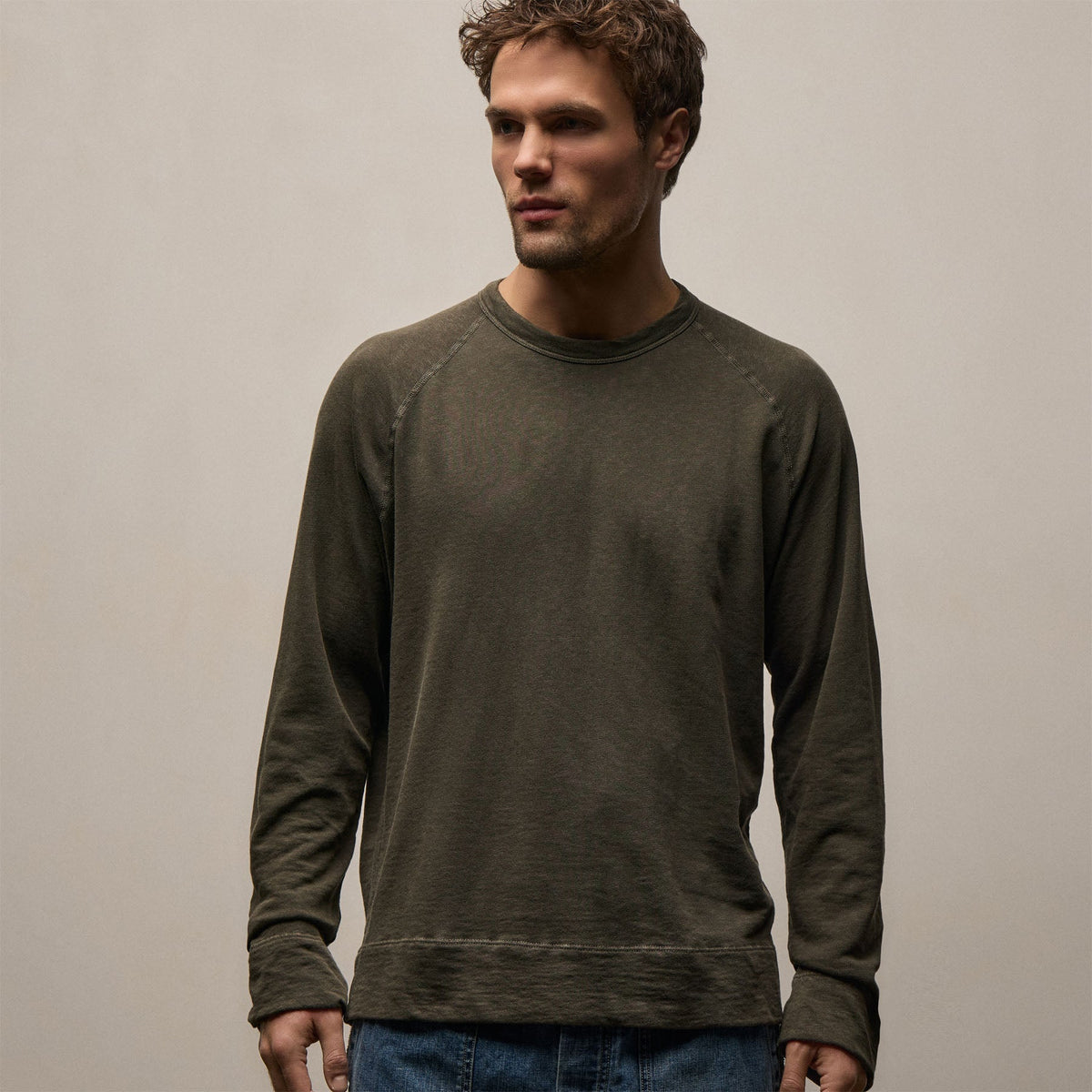 Vintage French Terry Sweatshirt - Platoon Pigment