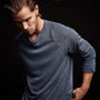 Vintage French Terry Sweatshirt in Sea Captain Pigment | James Perse Los Angeles