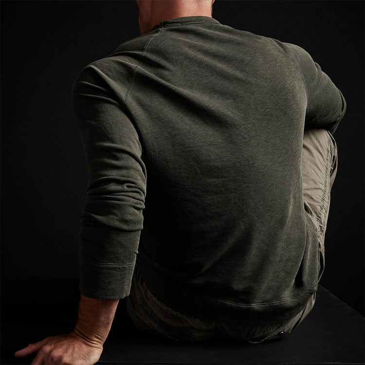 Vintage French Terry Sweatshirt in Tent Pigment | James Perse Los Angeles