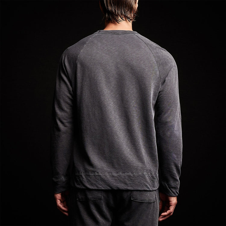 Vintage French Terry Sweatshirt in Titan Pigment | James Perse Los Angeles