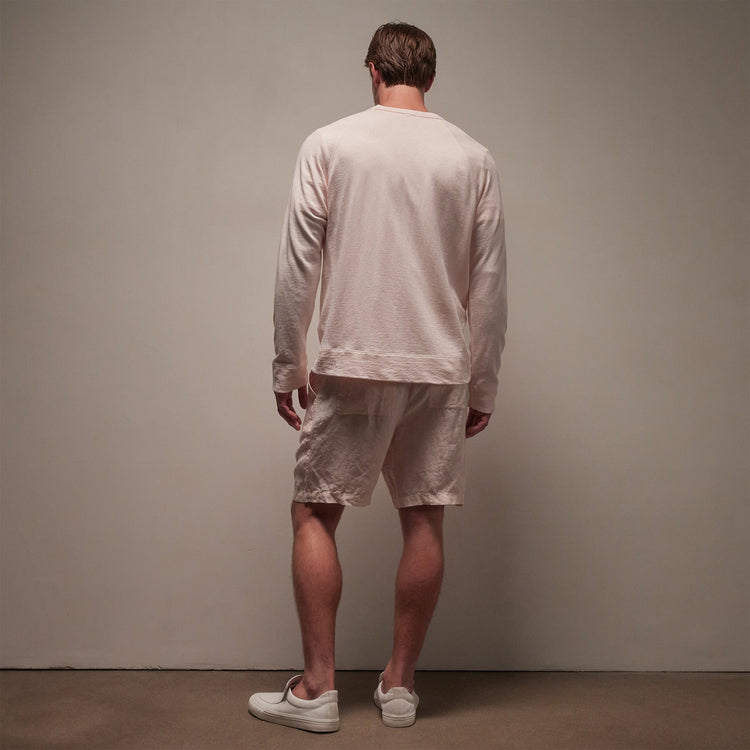 Vintage French Terry Sweatshirt in Zephyr Pigment | James Perse Los Angeles