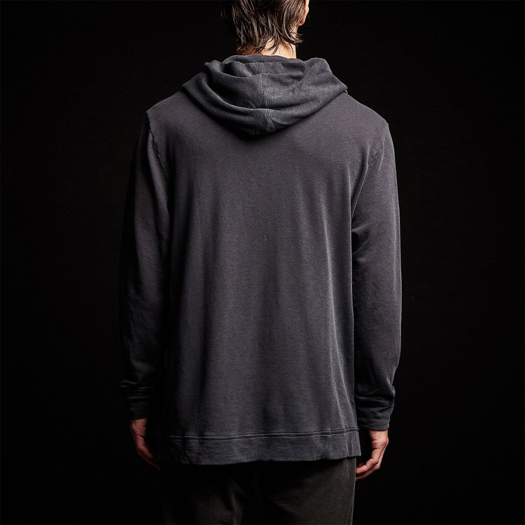 Vintage French Terry Hoodie in Titan Pigment | James Perse Los Angeles