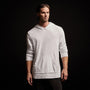 Vintage French Terry Hoodie in White | James Perse Los Angeles
