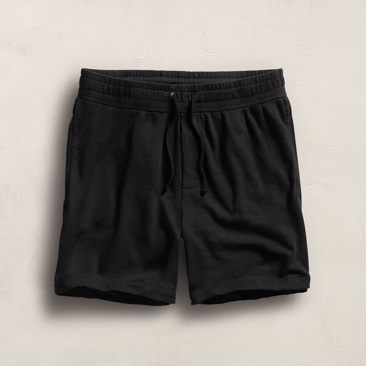 Vintage French Terry Sweat Short - Black
