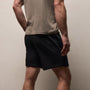 Vintage French Terry Sweat Short in Black | James Perse Los Angeles