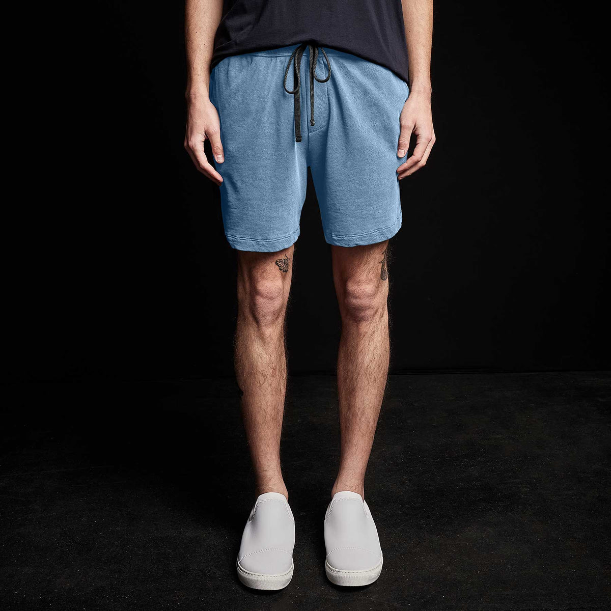French Terry Sweat Short in Delta Pigment | James Perse Los Angeles