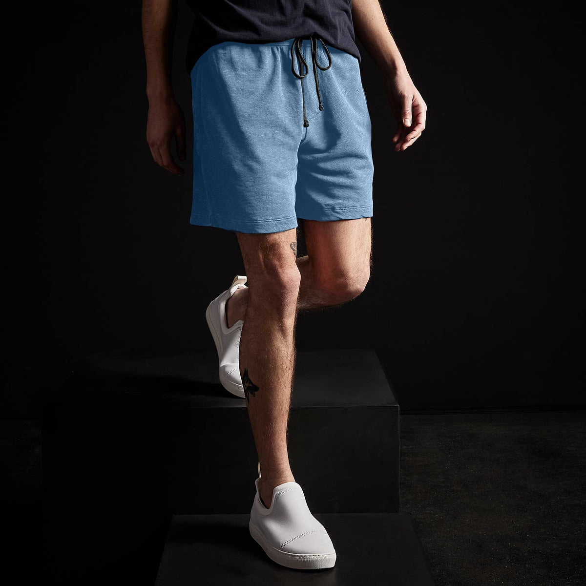 French Terry Sweat Short in Delta Pigment | James Perse Los Angeles
