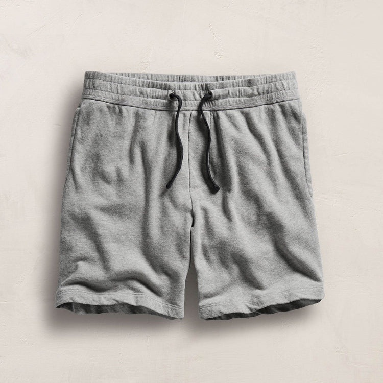 Vintage French Terry Sweat Short - Heather Grey