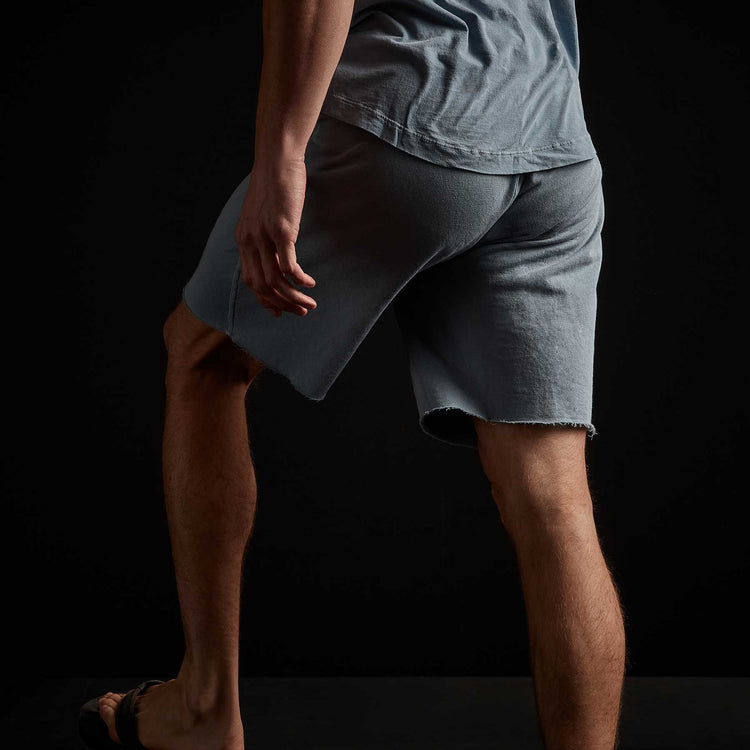 Vintage French Terry Contrast Waist Short - Bluestone Pigment | James Perse Los Angeles