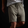 Vintage French Terry Contrast Waist Short in Fume Pigment | James Perse Los Angeles
