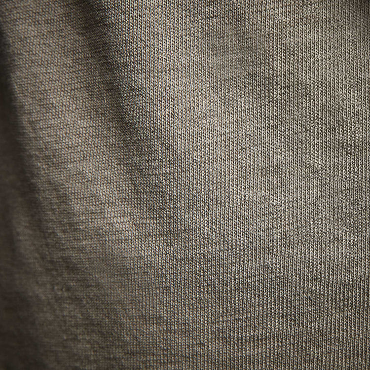 Vintage French Terry Contrast Waist Short in Fume Pigment | James Perse Los Angeles