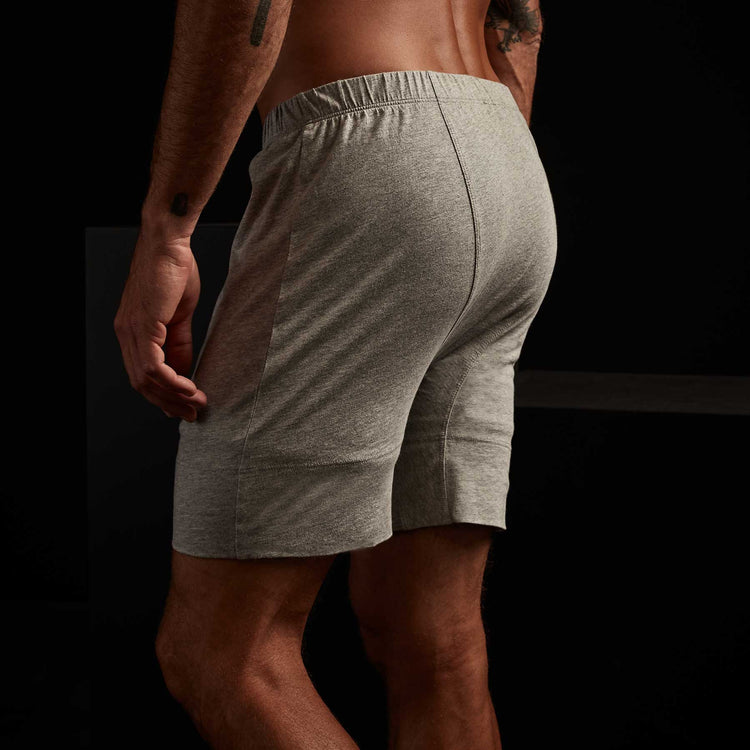Boxer Short Classic Fit - Heather Grey | James Perse Los Angeles