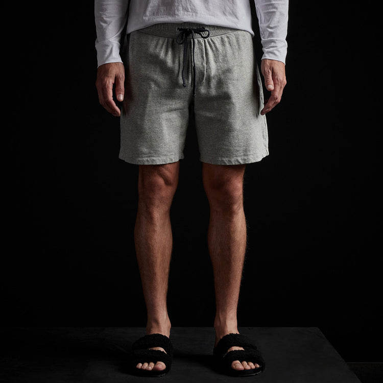 Classic Sweat Short in Heather Grey | James Perse Los Angeles
