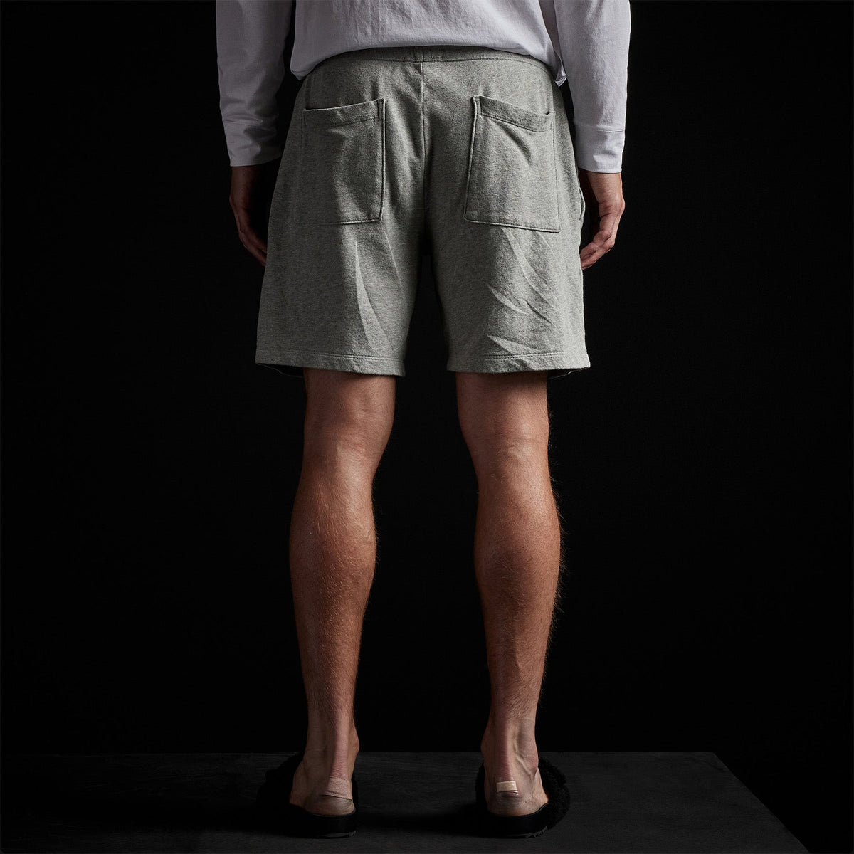 Classic Sweat Short in Heather Grey | James Perse Los Angeles