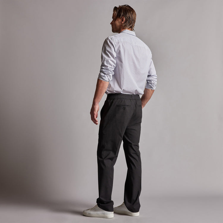 Stretch Wool Blend Pant in Coal | James Perse Los Angeles