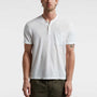 Cotton Linen Jersey Henley - White | James Perse Los Angeles