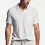 Cotton Linen Pocket Polo in White | James Perse Los Angeles