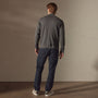Linen Blend Zip Up in Pipe/Magma | James Perse Los Angeles