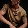 Linen Blend Knit Shirt - Bronze | James Perse Los Angeles