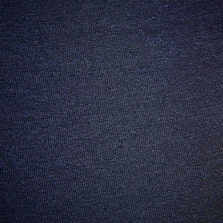 Stretch Linen Raglan Sweater in Navy | James Perse Los Angeles 