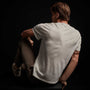 Linen Blend Short Sleeve Henley Sweater - Celadon | James Perse Los Angeles