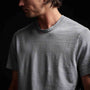 Linen Blend Short Sleeve Crewneck Sweater in Breeze | James Perse Los Angeles 
