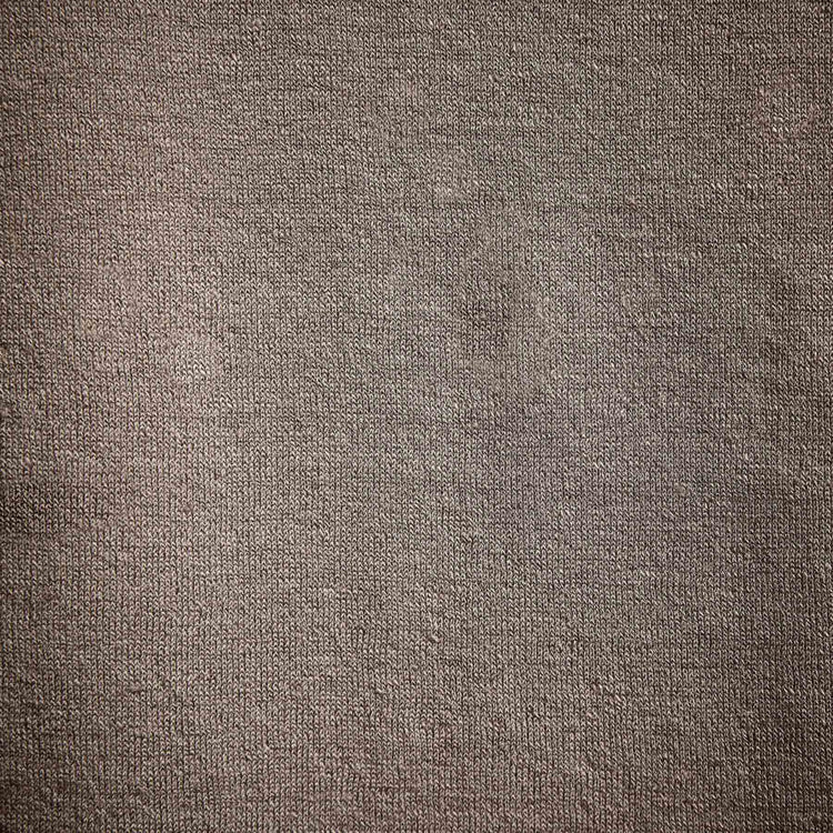 Linen Blend Short Sleeve Crewneck Sweater in River Rock | James Perse Los Angeles 