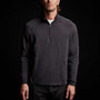 Linen Blend Half Zip Sweater in Magma | James Perse Los Angeles 