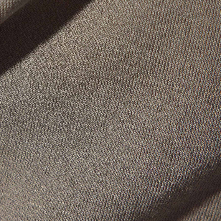 Linen Blend Contrast Polo in Silver Grey/White | James Perse Los Angeles
