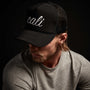 Cali Scuba Trucker Hat In Black | James Perse Los Angeles