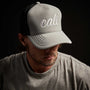Cali Scuba Trucker Hat In Pale Grey | James Perse Los Angeles