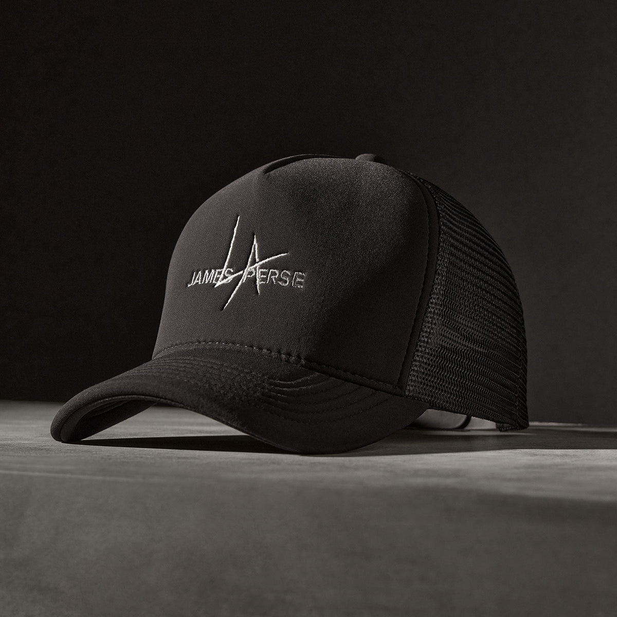 JP x LA Trucker Hat in Black | James Perse Los Angeles