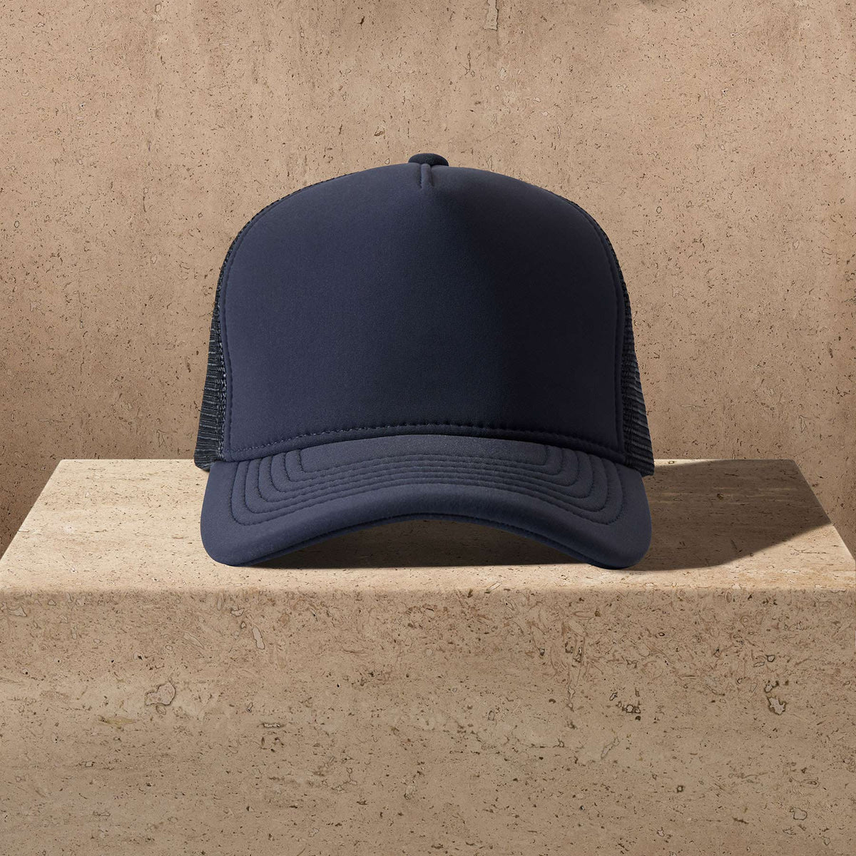 Scuba Trucker Hat in Navy | James Perse Los Angeles
