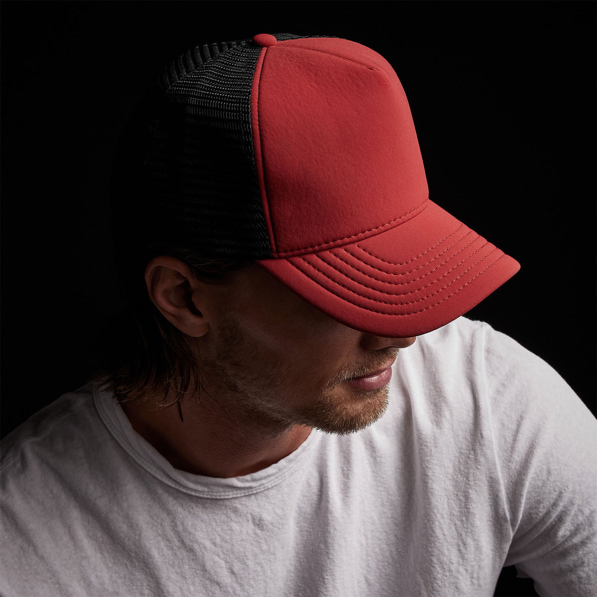 Scuba Trucker Hat in Sunstone | James Perse Los Angeles 