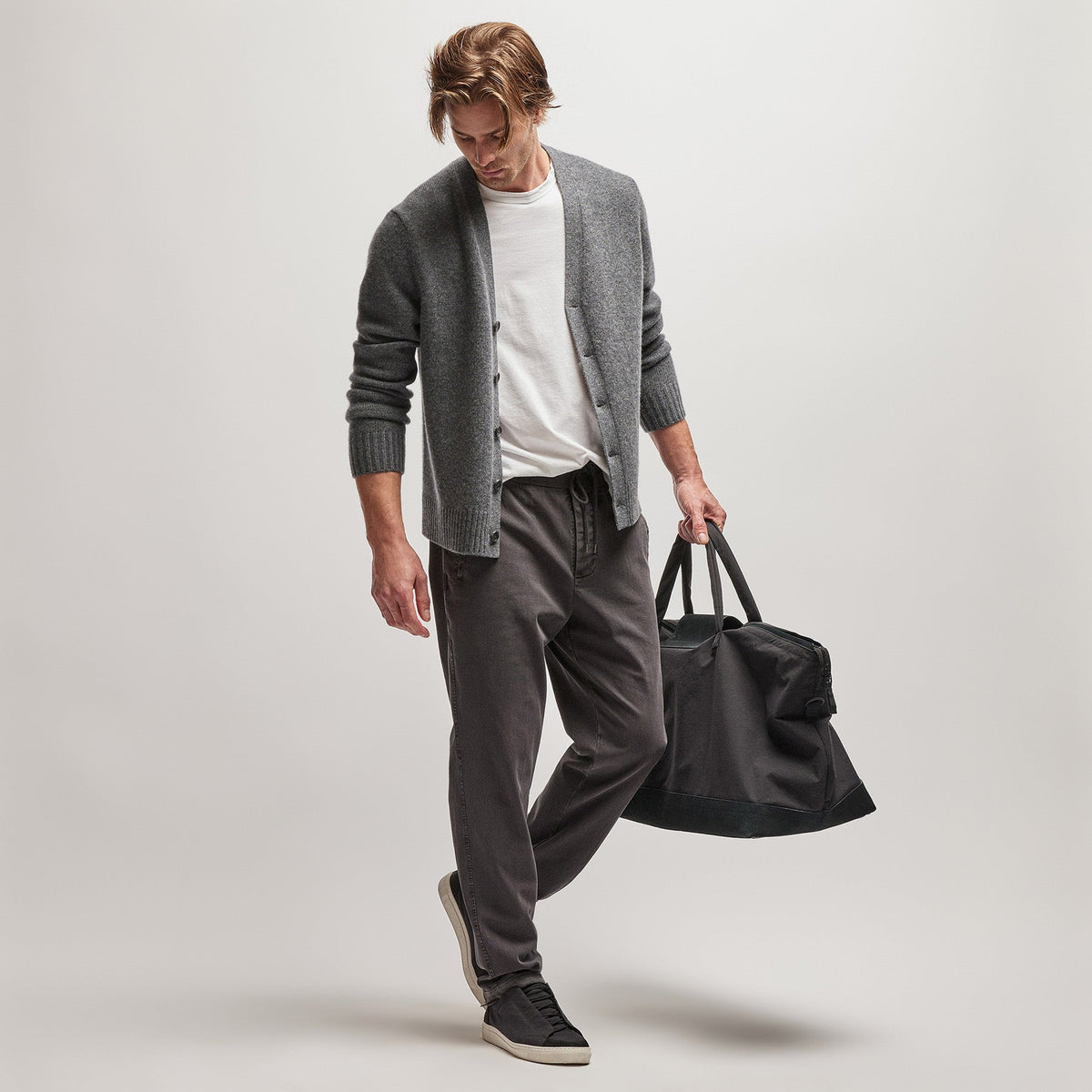 Cotton Twill Pant in Magma Pigment | James Perse Los Angeles