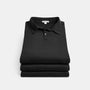 Suded Jersey Polo 3 Pack In Black | James Perse Los Angeles