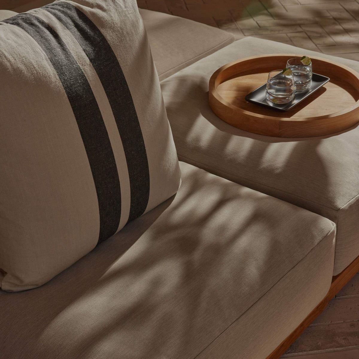 Pacific Ottoman in Teak | James Perse Los Angeles
